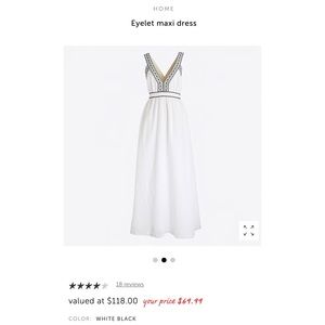 J. Crew maxi dress